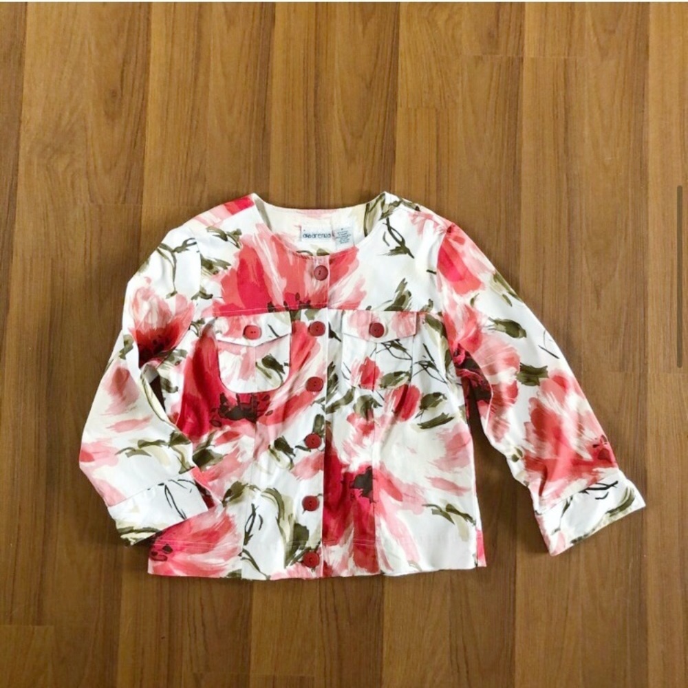 Floral Button Up Dress Jacket - Picture 4 of 8